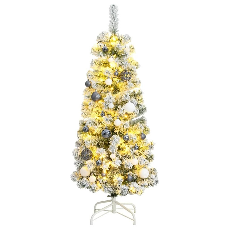  Artificial Hinged Christmas Tree 150 LEDs & Ball Set 59.1 A949-3210468