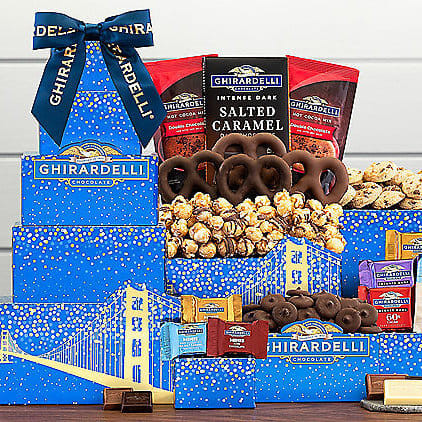 Ghirardelli Deluxe: Gourmet Gift Tower Z954-WC-559