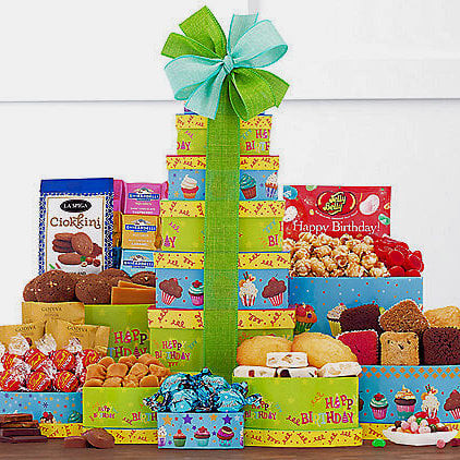 Best Wishes: Gourmet Birthday Gift Tower Z954-WC-271
