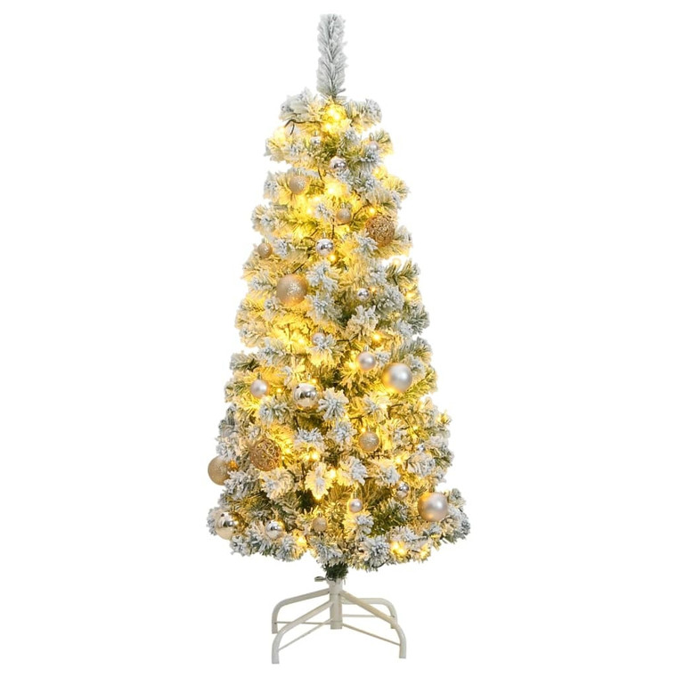  Artificial Hinged Christmas Tree 150 LEDs & Ball Set 59.1 A949-3210462