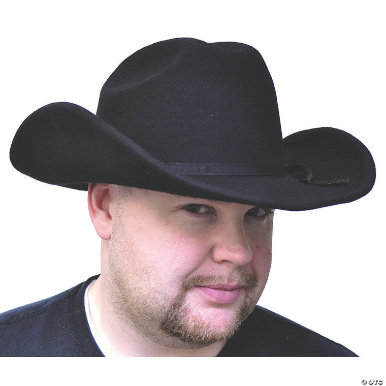 Cowboy hat black felt sml M680-GA09SM