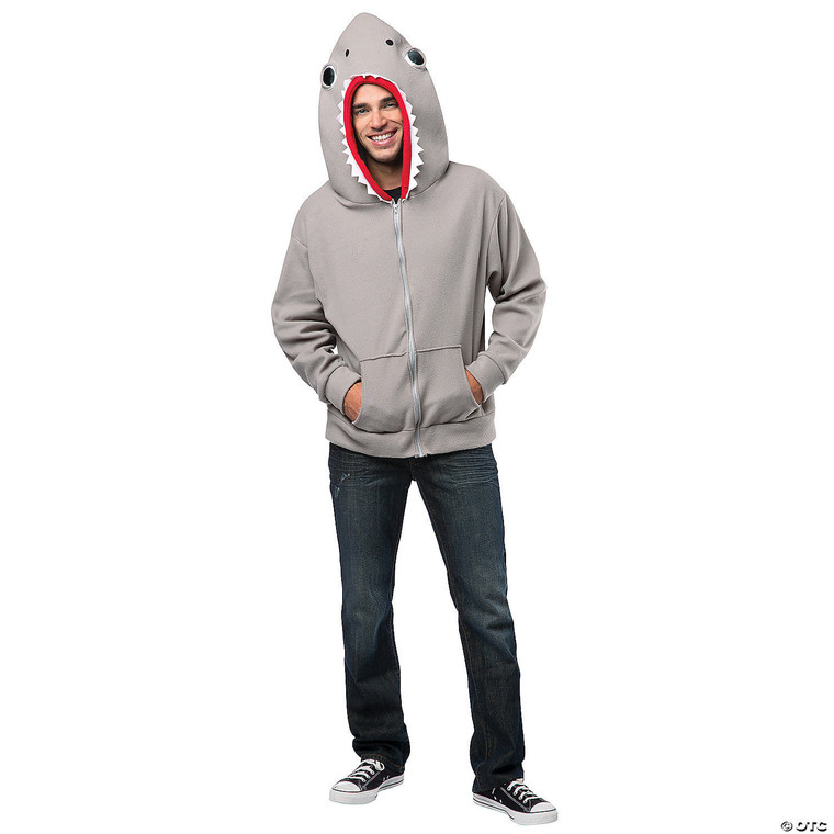 Adult shark hoodie M680-GC16004LG