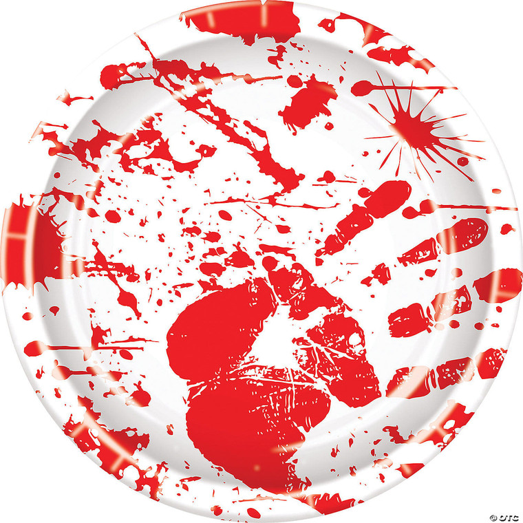 Bloody handprint plates N274-MR01BG08003