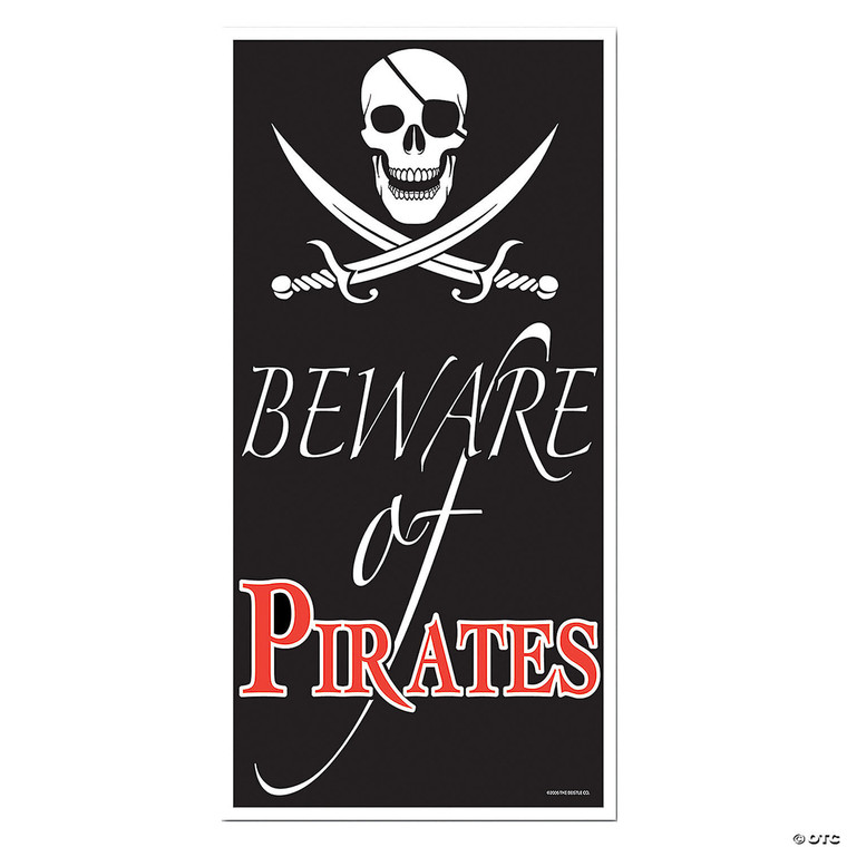 Beware of pirates door cover N274-MR01BG50008