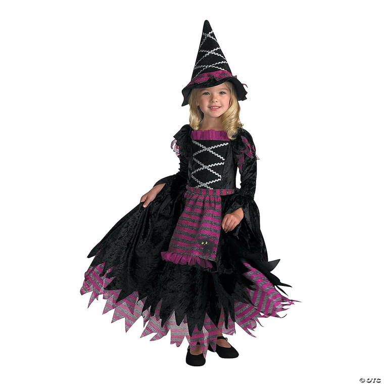 Toddler Girl s Fairy Tale Witch Gown Costume 3T4T N274-MR01DG3216M