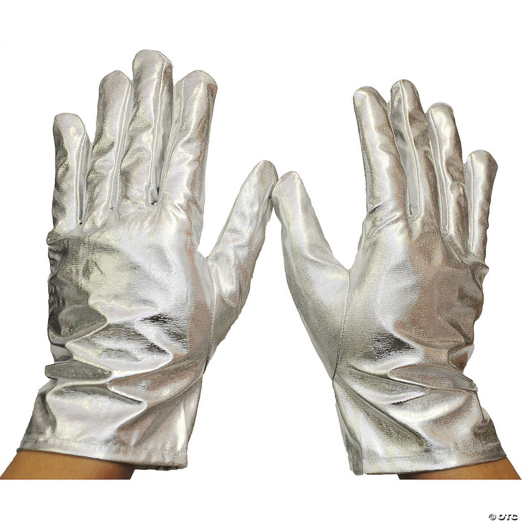 Adult metallic gloves-silver-one size N274-MR01BA07SV