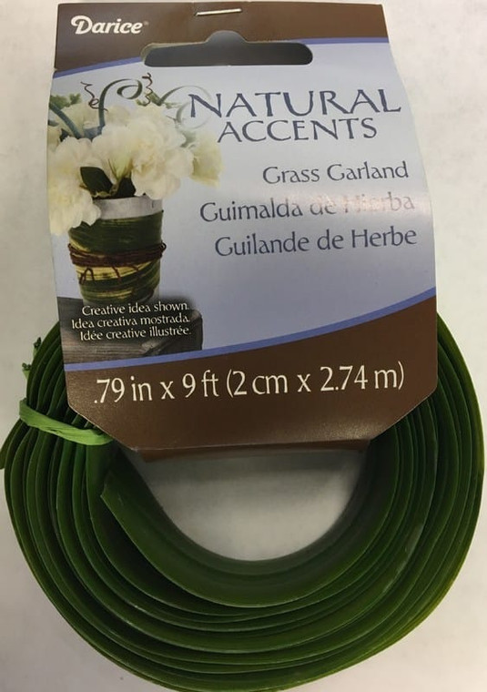 Floral Grass Garl and Green 2 Cm X 9 Feet N274-FC016473968