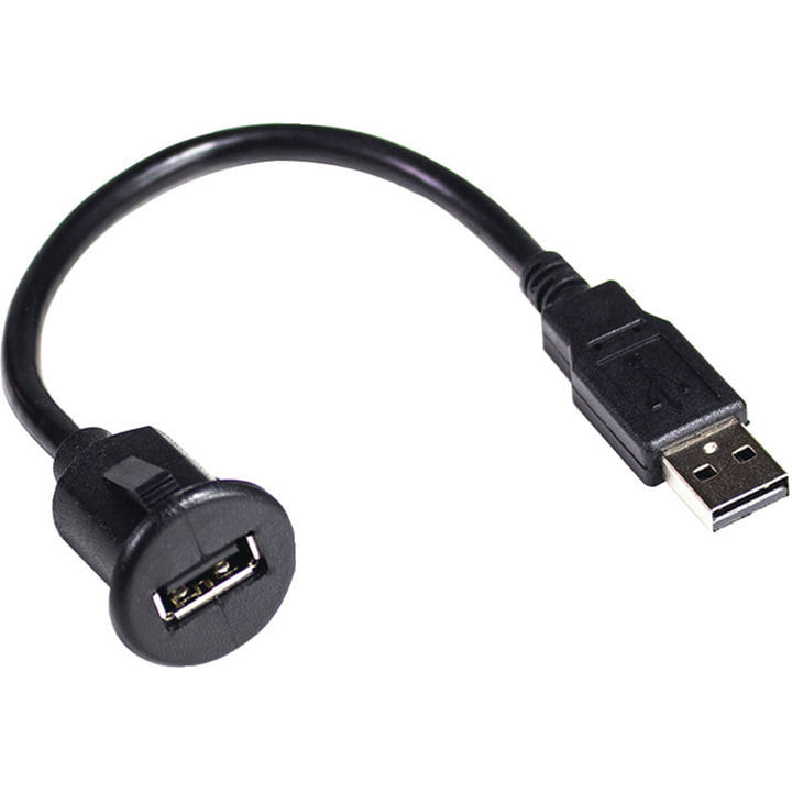 PAC 6 USB Extension Cable with Dash Mount M119-USBDMA6