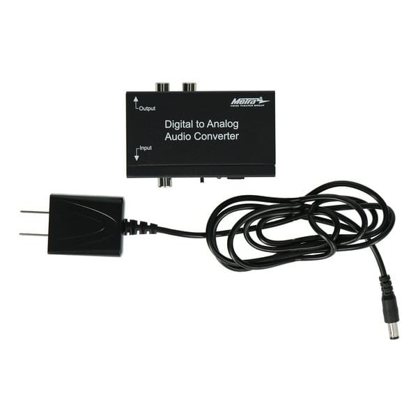 Metra CS-DAC2 Digital TOSLINK/Optical SPDIF to RCA Audio Converter R810-ETHCSDAC2