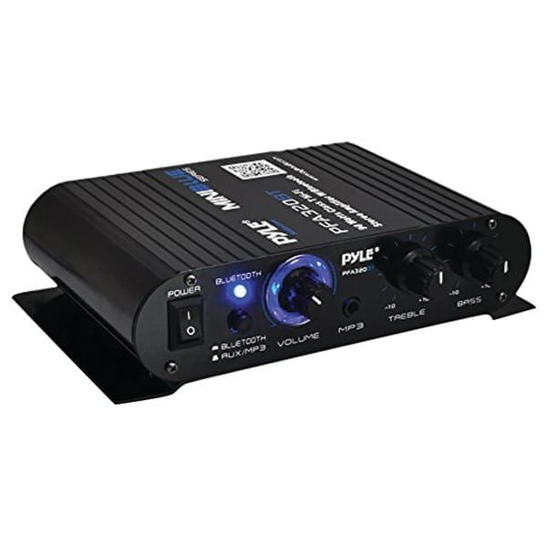 Pyle Home PFA330BT 90-Watt Mini Blue Series Compact Bluetooth Class-T Amp R810-PYLPFA330BT