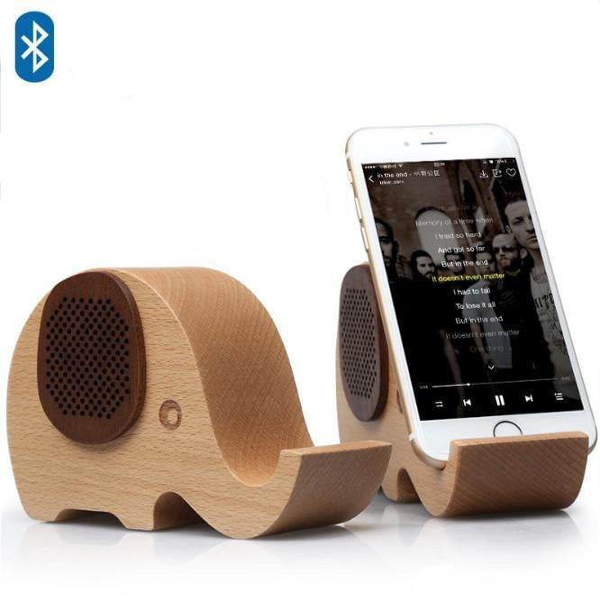 Style: Cat Tail - WOODSY GOODSY 2 IN 1 Bluetooth Speaker And Cell Phone Stand K290-19072873605