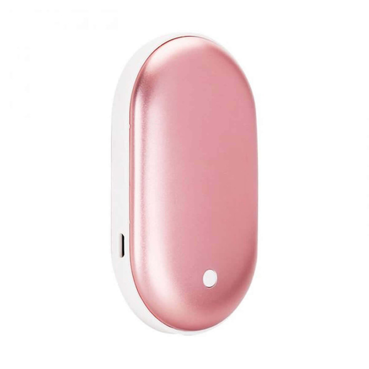 Color: 2 PACK / ROSE PINK - Warm And Cozy Portable Hand Warmer And Power Bank K290-47617797980433