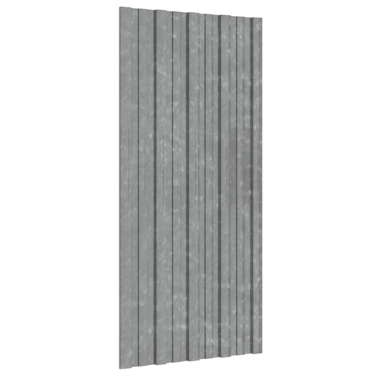 Roof Panel 12 pcs Silver 39.37 x 17.72 in Galvanised steel A949-42047131
