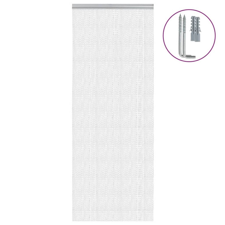 Chain Door Fly Screen 31.5x83.5" Aluminium A949-4010009
