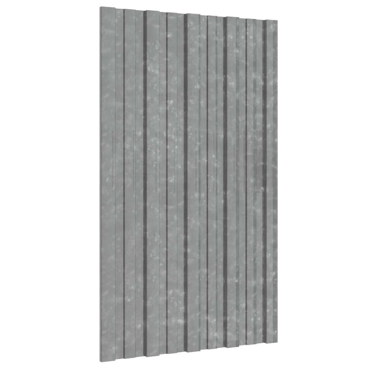 Roof Panel 12 pcs Silver 31.50 x 17.72 in Galvanised steel A949-42047119