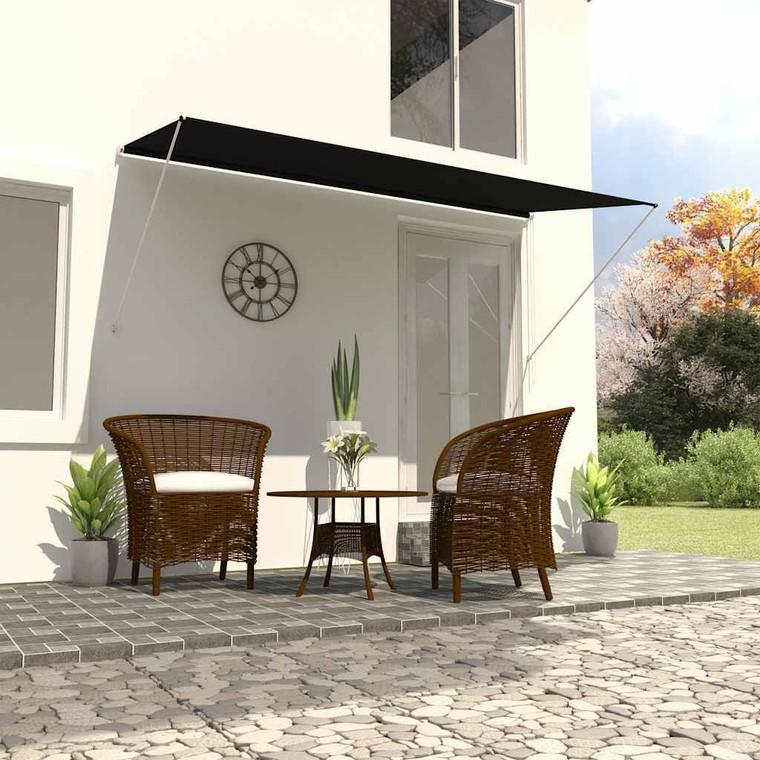 Retractable Awning 118.1"x59.1" Anthracite A949-143761