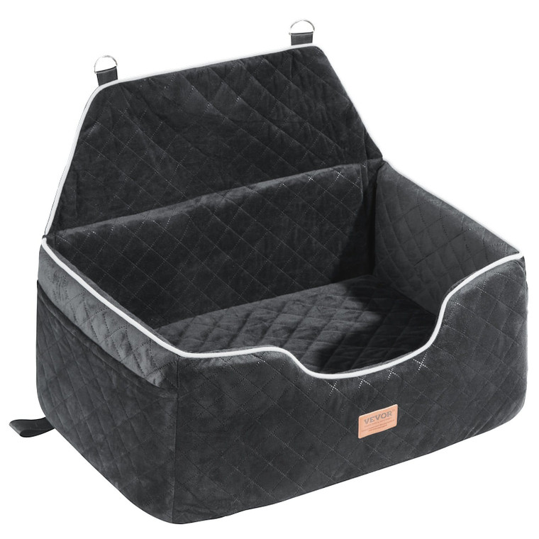 Dog Car Seat, Dog Booster Seat for Car with A Storage Pocket, Pet Car Seat with Clip-On Safety Leas E415-CWZGQCZYSFSC6Z483V0