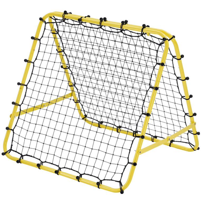 Soccer Rebounder Rebound Net, 40"x35"x37" Portable Football Training Gifts, Fully Adjustable Angles E415-ZQHDWTZ10010AQ342V0