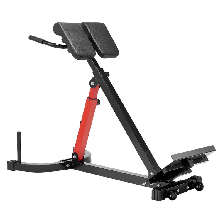 Roman Chair Hyperextension Bench, 350 lbs Adjustable Extension Machine, Multi-Function Exercise Equ E415-WDKLMYAXDLBKR3EIIV0