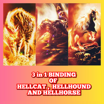 Powerful 3 in 1 Spirit companion of Hellcat, Hellhorse, Hellhound for Protection against Curses, Hexes, Black magic