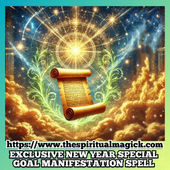 New Year manifestation spell for success and  wish granting, spiritual, crystal, talisman, amulet, occult, angel, dragons,fairy, djinn, fae
