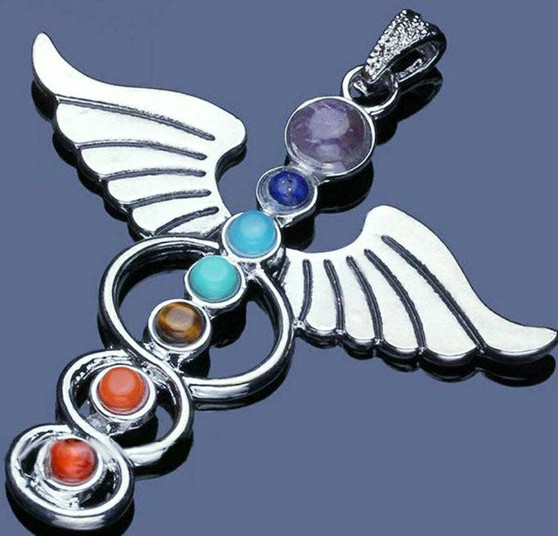 7 Chakra Gemstone pendant