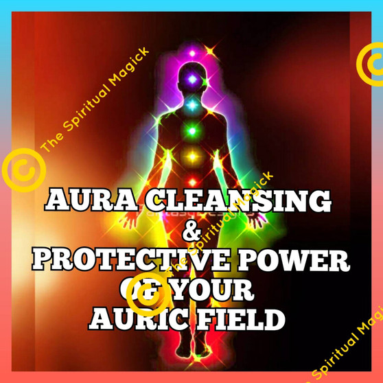 This spell will bring you the benefit

*Deep Cleanse your Aura powers
*Protection Aura
*Cleansing of Aura field
*Spiritual Awakening
*Aura protection
*Aura blockage removal
*Aura Psychic Energies