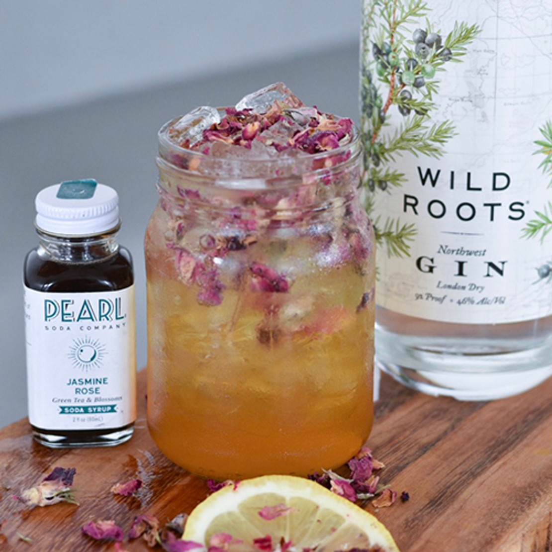 Persian Rose Cocktail - Wild Roots + Jasmine Pearl Tea Co. Persian Rose Cocktail - Wild Roots + Jasmine Pearl Tea Co.