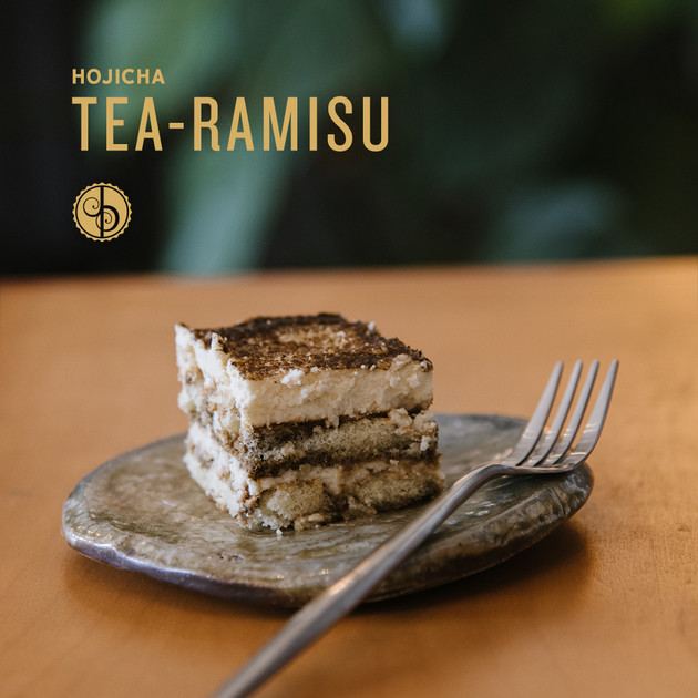 Hojicha Latte Tea-Ramisu