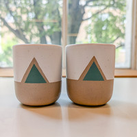 Ceramic Teacup Set - Evergreen Ceramic Teacup Set - Evergreen