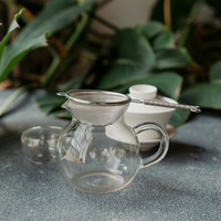 Stainless steel tea strainer from The Jasmine Pearl Tea Co.
