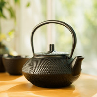 Black Cast Iron Tetsubin Tea Set (18 oz) from The Jasmine Pearl Tea Co.