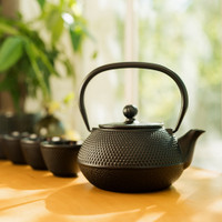 Black Cast Iron Tetsubin Tea Set (30 oz) from The Jasmine Pearl Tea Co.