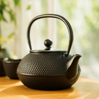 Black Cast Iron Tetsubin Tea Set (30 oz) from The Jasmine Pearl Tea Co.