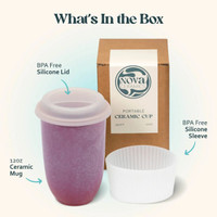 Astralbloom Ceramic 12 oz. Travel Tumbler