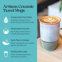 Horizon Ceramic 12 oz. Travel Tumbler