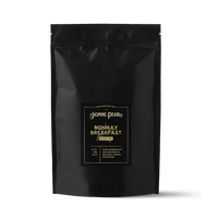 1 lb. packaging for Bombay Breakfast loose leaf black tea from The Jasmine Pearl Tea Co.