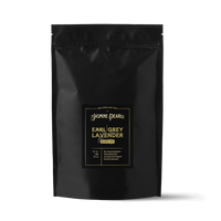 1 lb. packaging for Earl Grey Lavender loose leaf black tea from The Jasmine Pearl Tea Co.