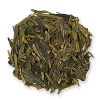 Dragonwell loose leaf green tea from The Jasmine Pearl Tea Co.