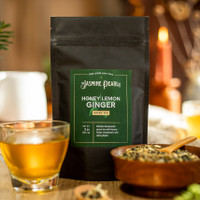 Honey Lemon Ginger loose leaf green tea from The Jasmine Pearl Tea Co.