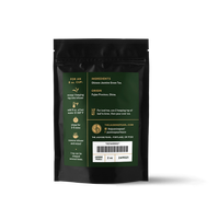 2 oz. packaging for Jasmine Pearls loose leaf green tea from The Jasmine Pearl Tea Co.