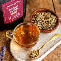 Dream Blend loose leaf herbal tea from The Jasmine Pearl Tea Co.