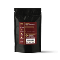 4 oz. packaging for Red Hot Hibiscus loose leaf herbal tea from The Jasmine Pearl Tea Co.
