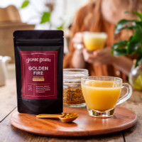 Golden Fire loose leaf herbal tea from The Jasmine Pearl Tea Co. Golden Fire loose leaf herbal tea from The Jasmine Pearl Tea Co.