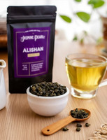 Alishan Oolong loose leaf oolong tea from The Jasmine Pearl Tea Co.