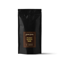 1 lb. packaging for Puerh Queen aged loose leaf puerh tea from The Jasmine Pearl Tea Co.