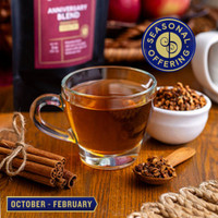 Anniversary Blend loose leaf herbal tea from the Jasmine Pearl Tea Co. Anniversary Blend loose leaf herbal tea from the Jasmine Pearl Tea Co.