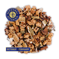 Anniversary Blend loose leaf herbal tea from the Jasmine Pearl Tea Co. Anniversary Blend loose leaf herbal tea from the Jasmine Pearl Tea Co.