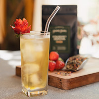 Strawberry Sencha loose leaf green tea from The Jasmine Pearl Tea Co.