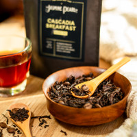 Cascadia Breakfast loose leaf black tea and coffee blend